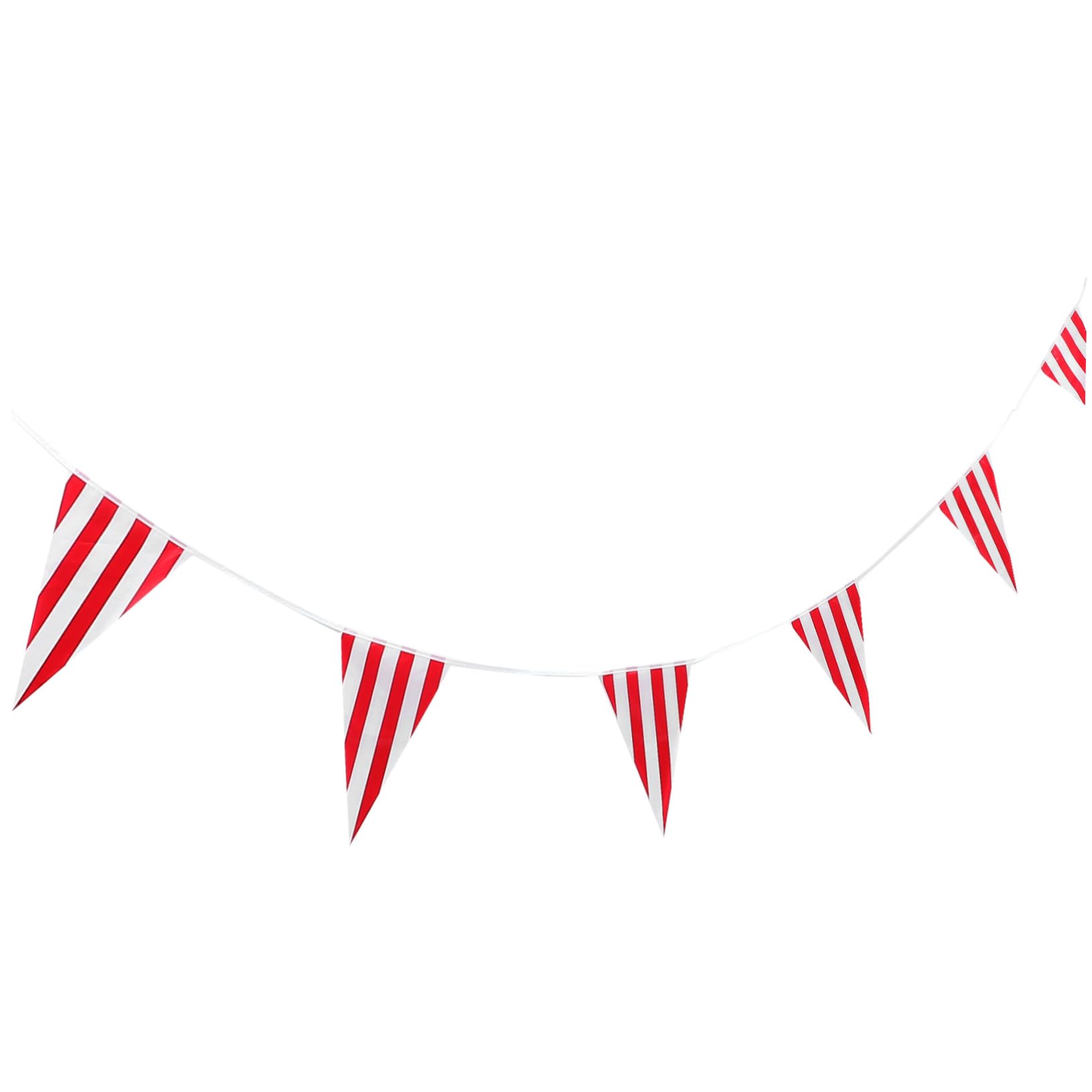 TOYANDONA 4ensembles Guirlande De Fanions Triangulaires Rayés Et Décoration De Fête Pour Carnaval Anniversaire Et Noël Faces