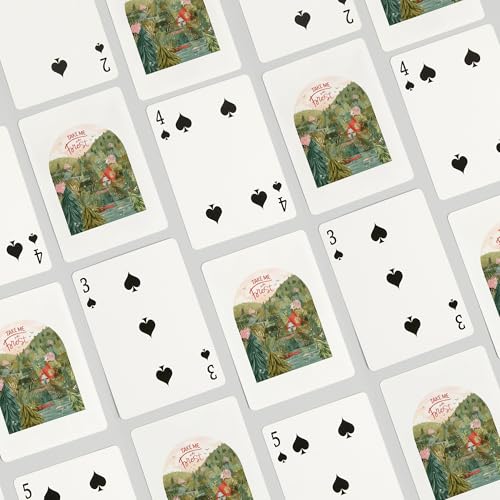 Lantern Press Take Me to The Forest, Baraja de 52 cartas Poker miniatura 4
