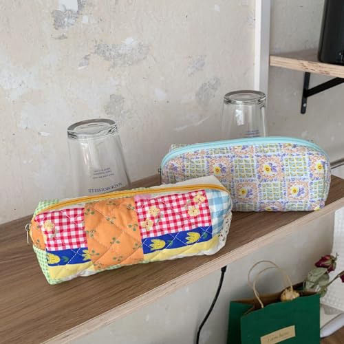 Image of Pencil Case Pen Case Office College School Storage Bag Pouch Holder Box Organizer Makeup Pouch Cosmetic Bag Aesthetic Cute Pencil Case for Girls Boys Kids (I)