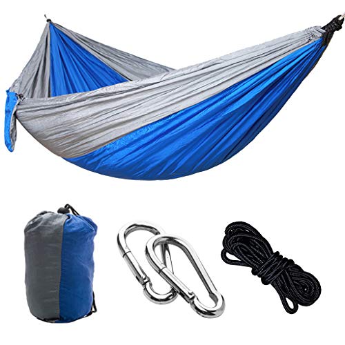 Outdoors Cotton Fabric Canvas Travel Hammocks with Tree Ropes 330lbs Ultralight Camping Hammock
