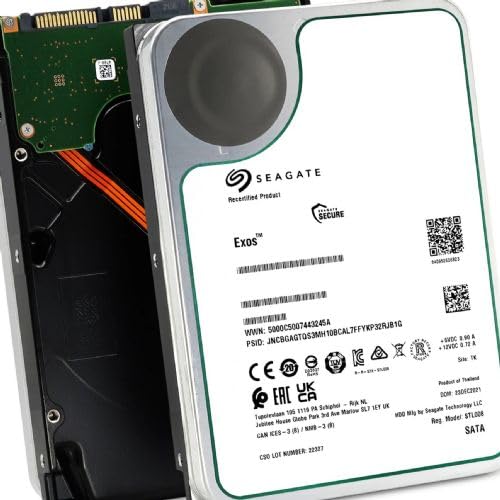 Seagate Exos 26 TB 3,5" HDD SATA3 7200RPM med 512 MB cache
