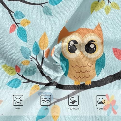 Cute Cartoon Owls Kids Underwear, Toddler Panties, Girls Underwear Cotton, 2–8 Years3
