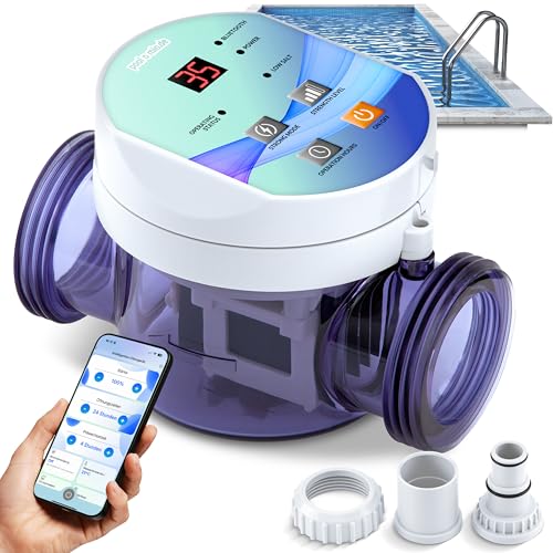 poolomio® Chlorinateur pour piscines jusqu'à 20 m³ avec Commande Intelligente par Application -...