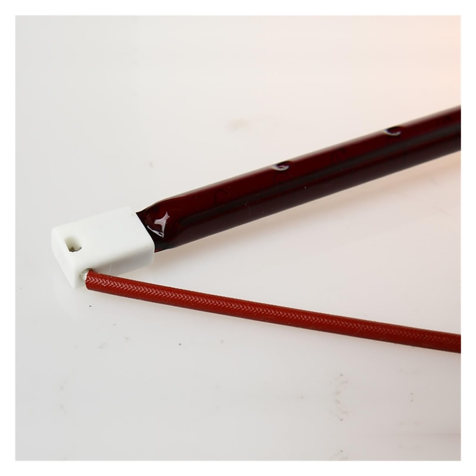 Lámpara de secado de pintura, lámpara infrarroja de 800 W, 20 cm, bombilla de curado de pintura, elemento calefactor de cuarzo halón, luz infrarroja de onda corta, bombilla dorada, tubo rubí para re