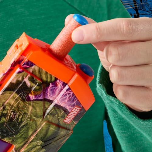 Unleash Power with Nerf Marvel Hulk Dart Blaster and 4 Foam Darts for Epic Play - Image 2