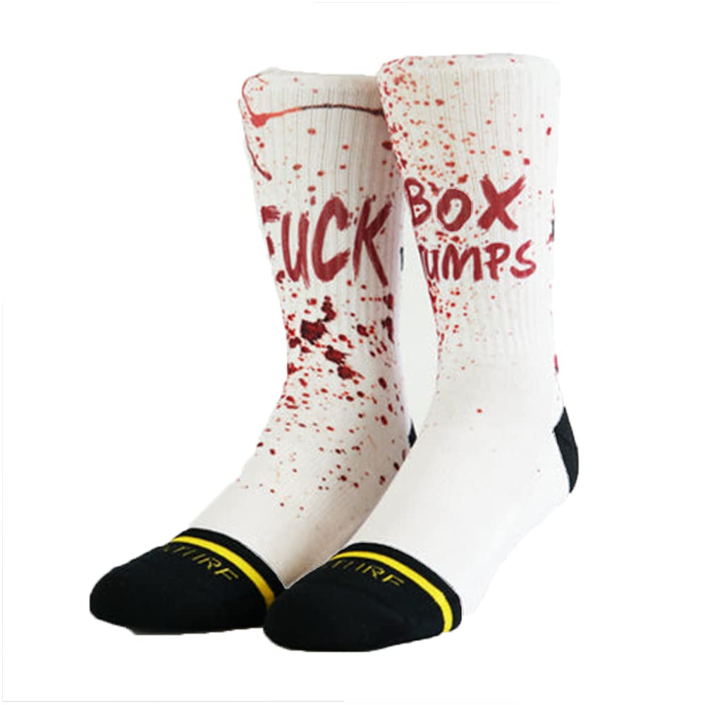 VentureBox Jump Socks, Soft Skateboard Athletic Ribbed Terry Loop Arch Support/Reinforced Heel and Toe