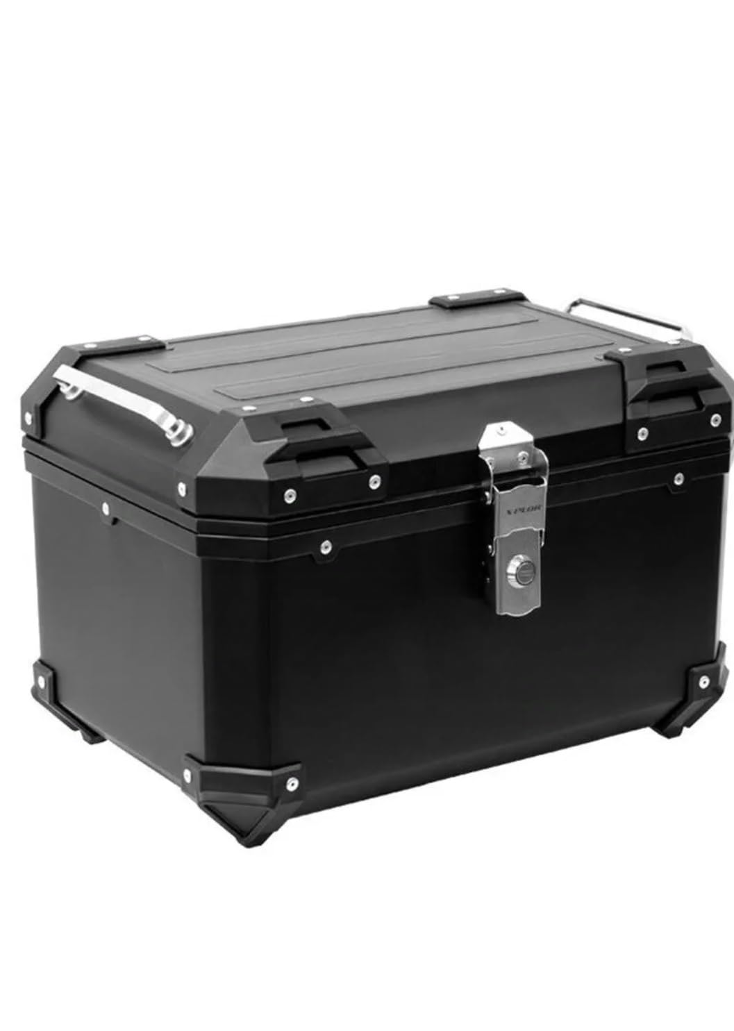 Bauletto in Plastica ABS Nero da 30 Litri con Piastra Universale per Moto