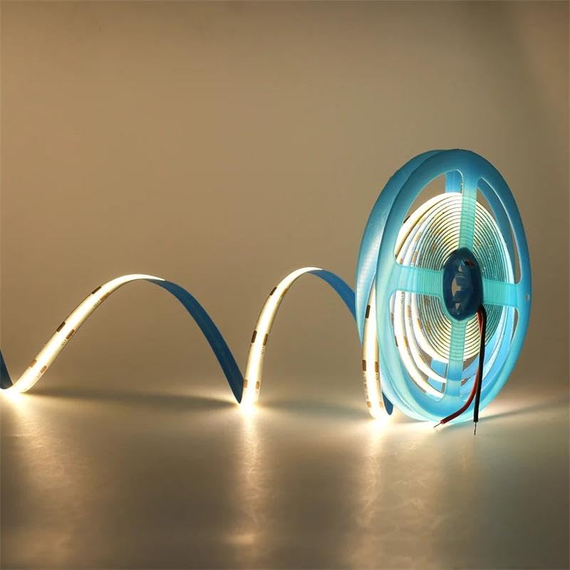 Tira LED COB 5 m 3000K Blanco Cálido 528 LEDs/m miniatura 4