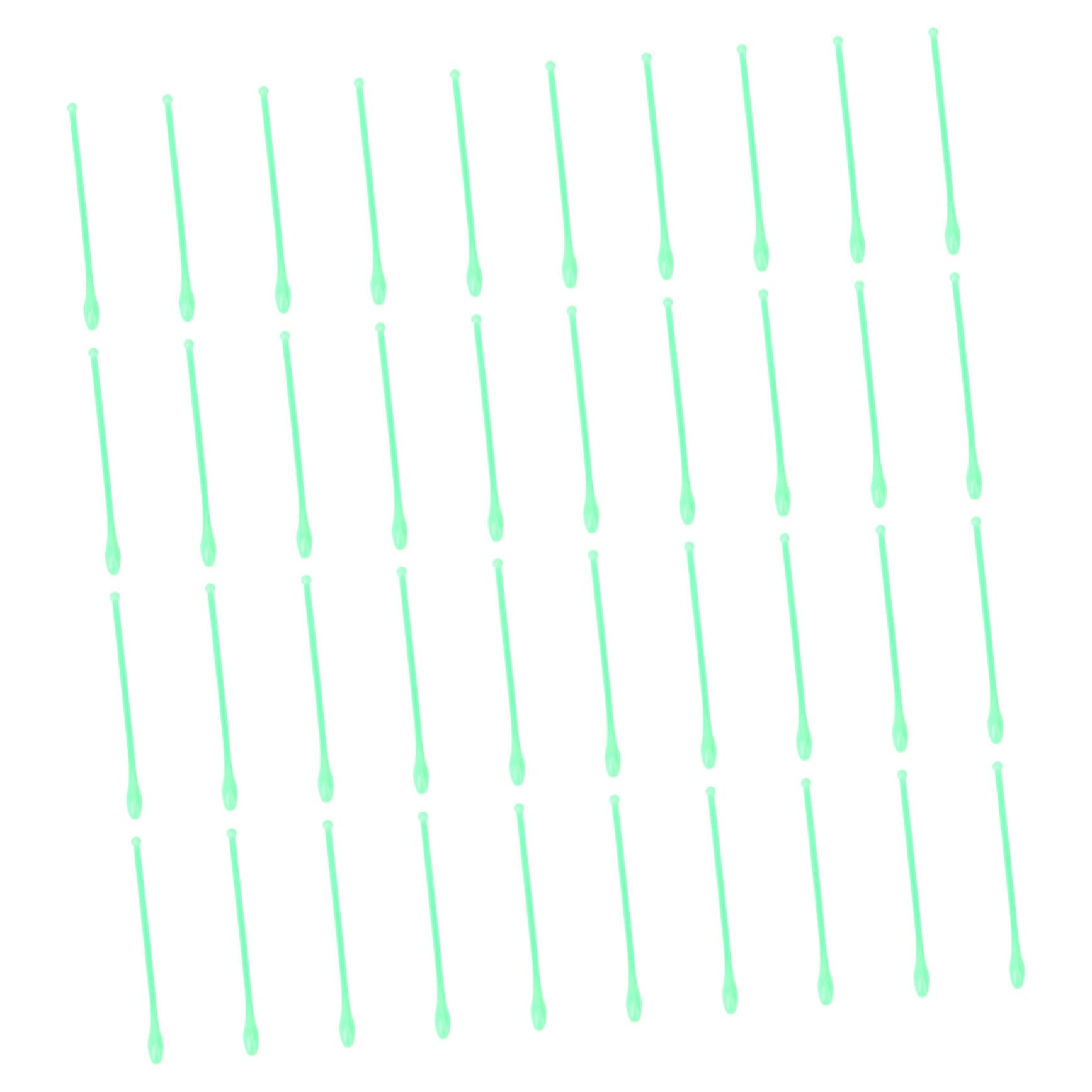 BELLIFFY Scoops Spoons Set 100 Pcs Plastic Mixing Spoons Sampling Spatulas Tiny Measuring for Various Occasions