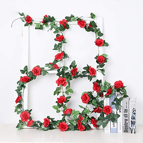 JUSTOYOU 2 pacchi 7.2ft artificiali falsi