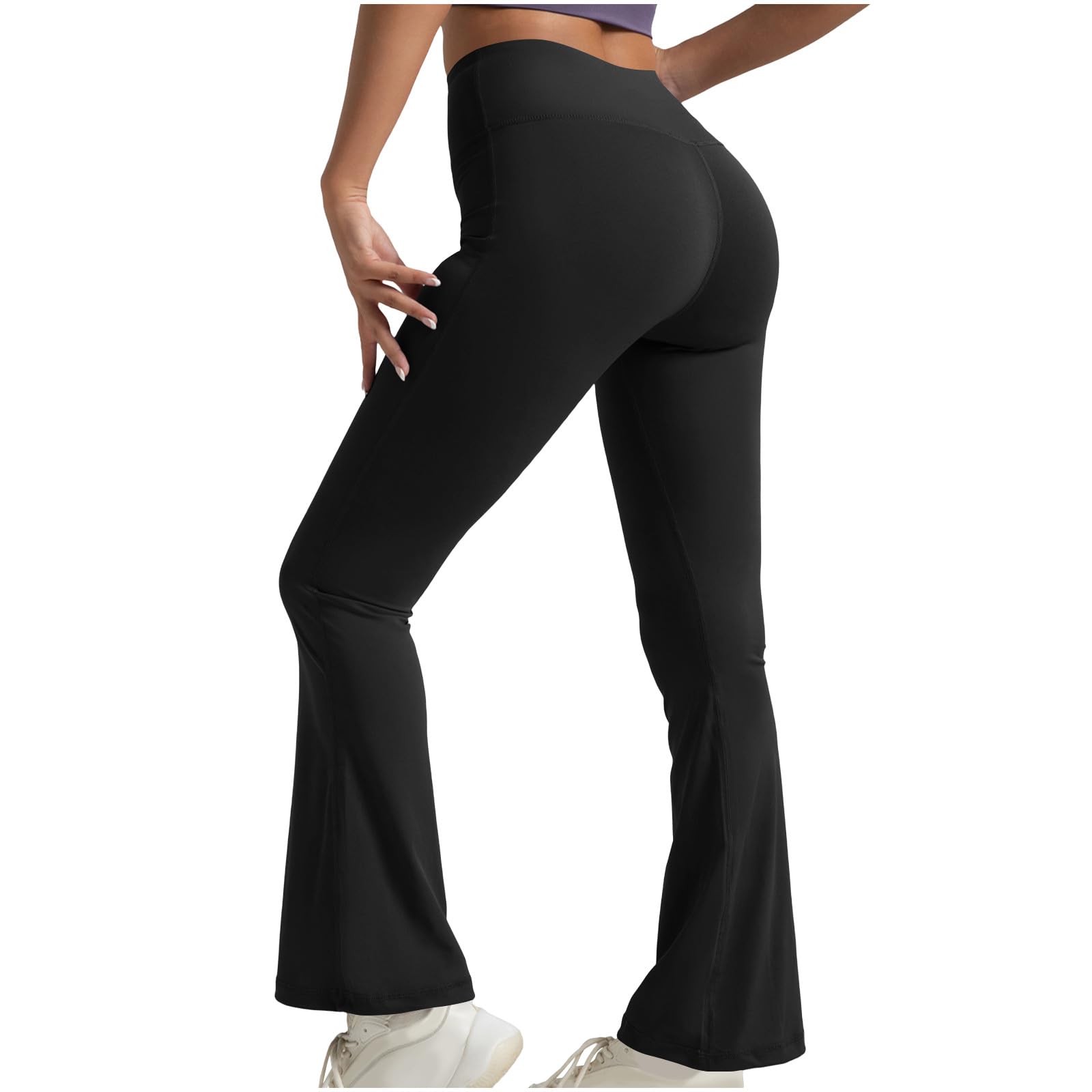 Yoga Pants Women Flare Leggings Tummy Control High Waisted Workout Leggings Comfy Stretch Butt Lifting Gym Pants