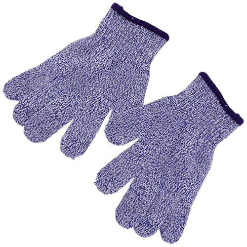 Uonlytech 1 Par 5 Guantes Protectores Guantes Resistentes a Los Cortes Guantes Anticorte Guantes De Trabajo Resistentes Guantes De Portero Guantes Negros Guantes Para Cortar Carne Blue