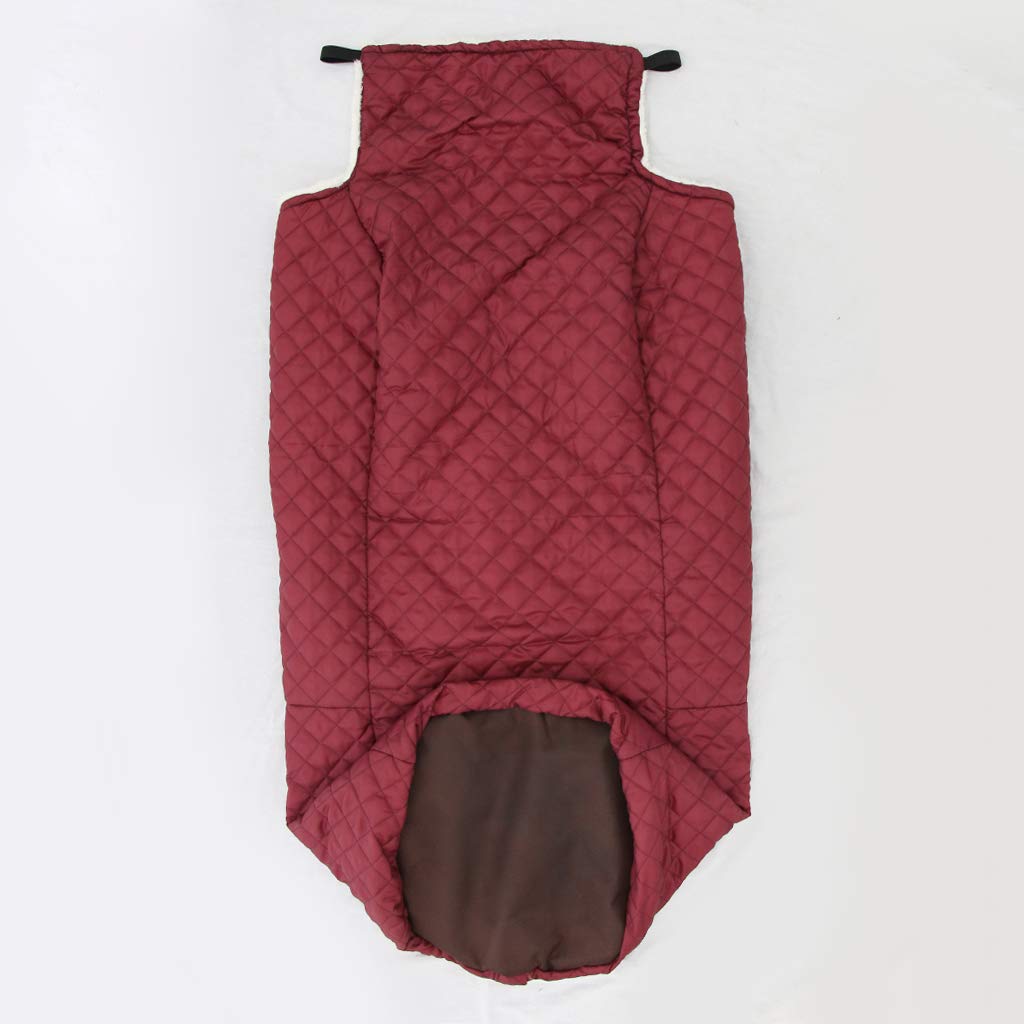 Milageto kuschelig Rollstuhlsack Rollstuhl Fußsack Warm Gefütterter Schlupfsack für Rollstuhlfahrer - 51,48 x 25,35
