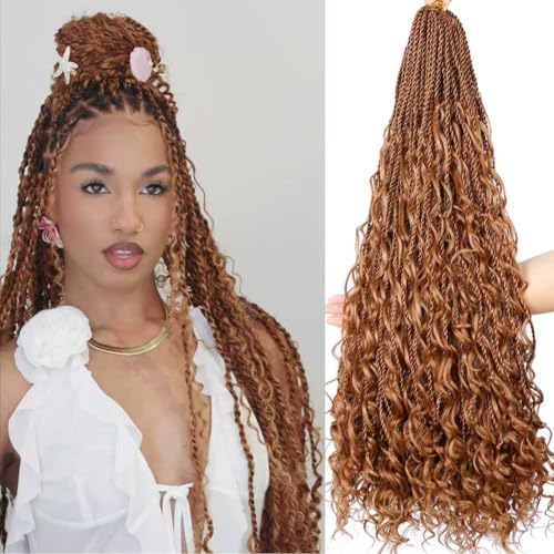 Senegalese Twist Crochet Hair for Black Women...