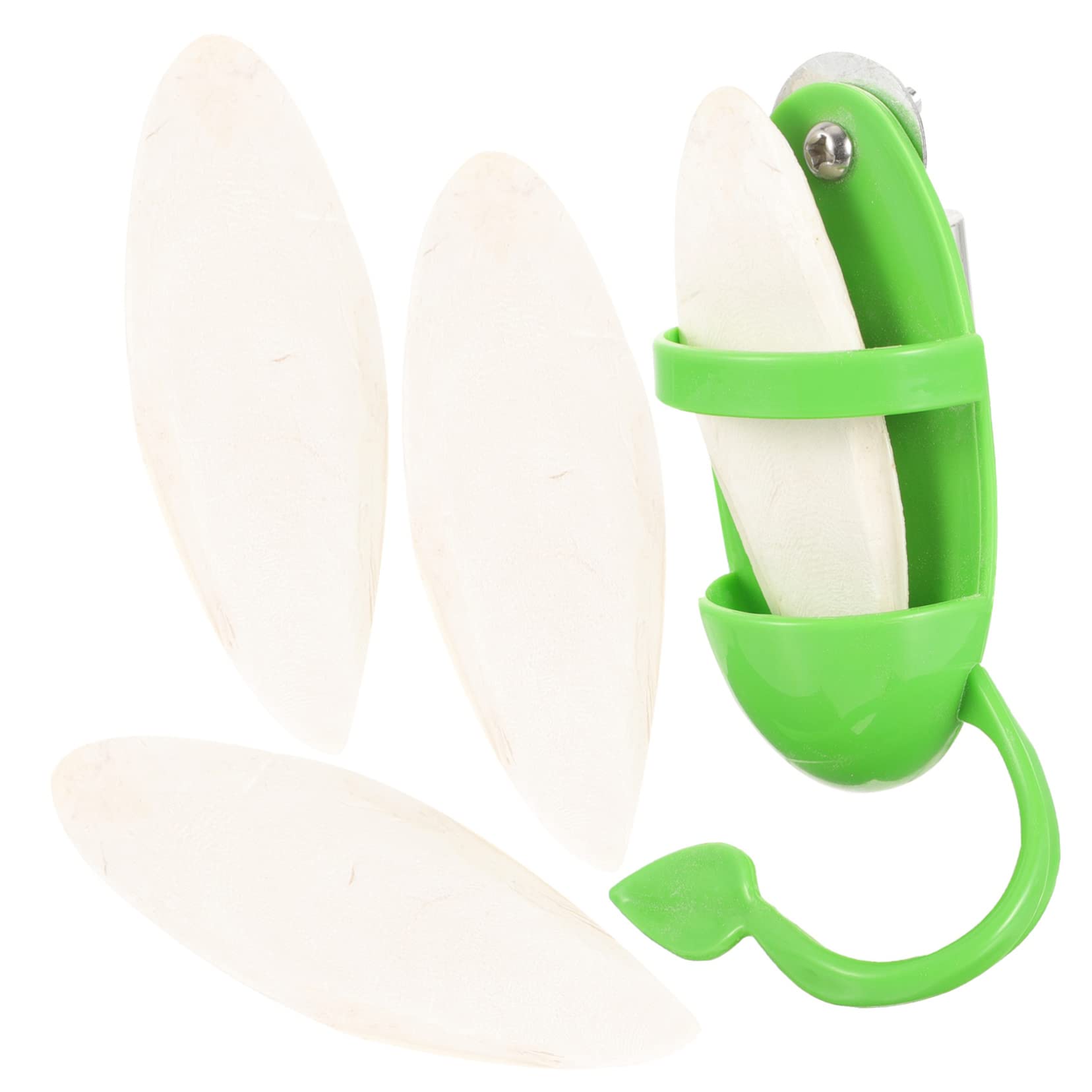 5 Juegos Soporte de Comida para Loros Soporte de alimentación de Jaula de pájaros Sepia para Jaula pájaros Comida Juguete comedero para cacatúas Suministros para Mascotas Kisangel