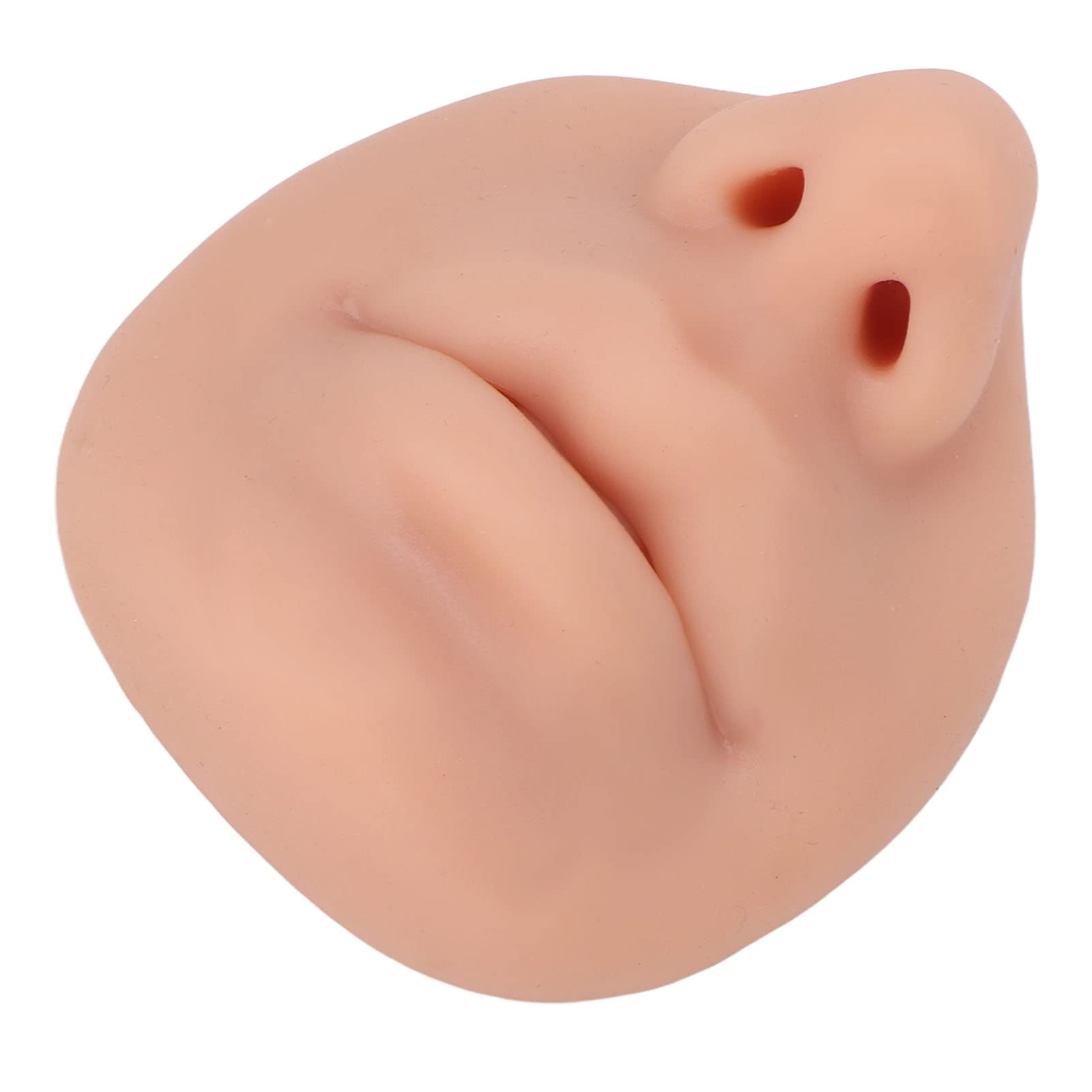 Yinhing Modèle de Bouche de Nez en Silicone, Modèle en Silicone Souple Réutilisable pour Affichage de Goujon de Lèvre de Goujon de Nez D'anneau de Nez, Outil D'enseignement de Pratique de Perçage(#2)