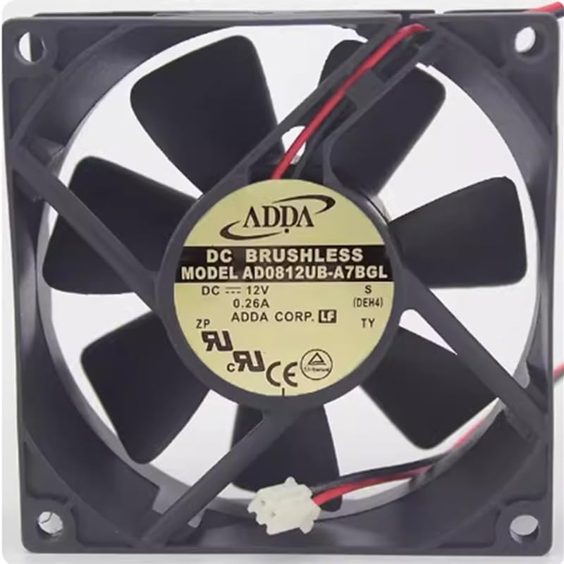 AD0812UB-A7BGL 8025 12V 0.26A Four-Wire Speed Regulation PWM Cooling Fan