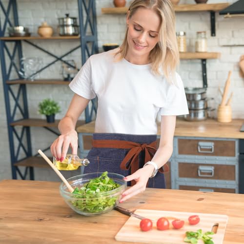 Image of balacoo Denim Server Apron Waist Half Apron with Multiple Pockets Jean Waist for Restaurant Waitstaff Cooking Baking Gardening and Painting 23.62 X 12.20 in
