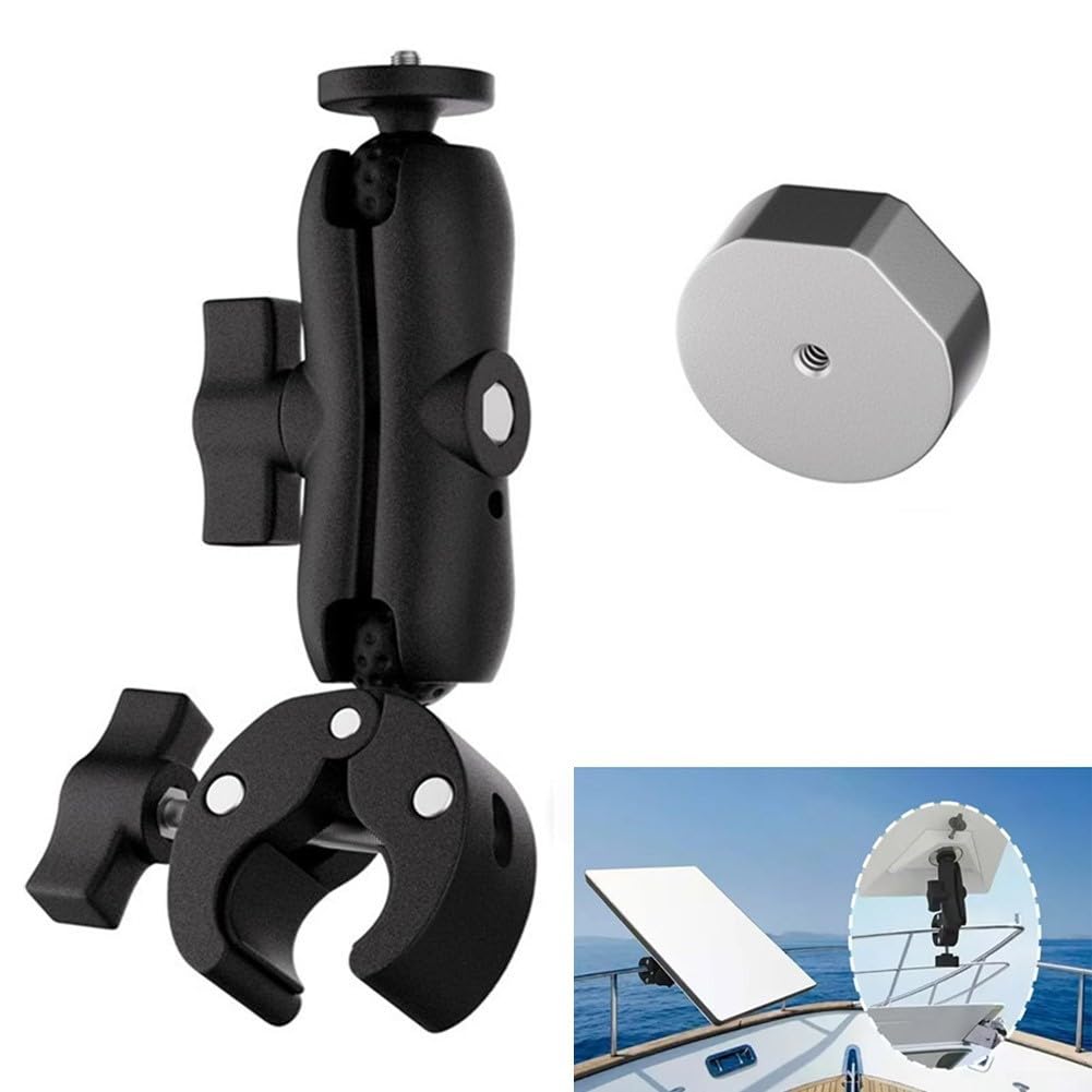 Supporto Regolabile Starlink Mini Per Barre Da 2,2-5 Cm | Rotazione 360° E Acciaio Anticorrosione