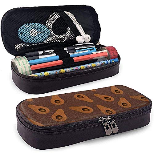 Preisvergleich Produktbild Abstrakter Steigungs-Avocado-Kaffee-Leder-Bleist... Pu-Lederner Briefpapier-Kunst-Versorgungsmaterial...