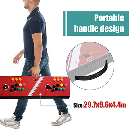 Arcade joystick Machine 2 players Video Game arcade stick for home Compatible with NEOGEO Mini/PC/PS Classic/Nintendo Switch/PS3/Android/Raspberry Pi