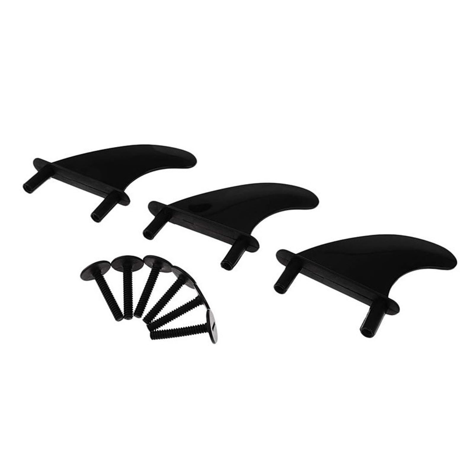 3-teiliges TPU Surf Finnen und Schrauben Set, weiche Surfbrett Finnen, Surfbrett Triebwerke, langlebige Paddle Board Triebwerke, Schrauben