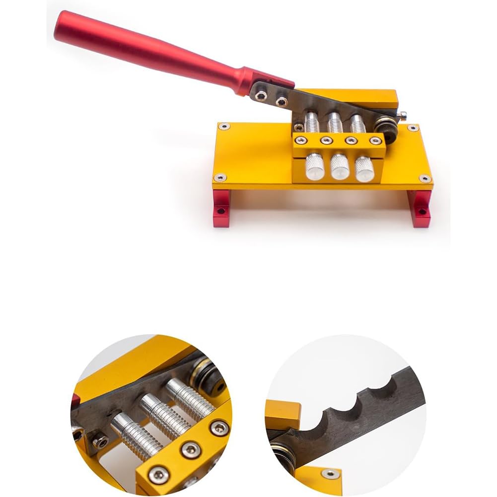 Schrumpfschlauch-Schneider manuell Ablängwerkzeug 4/5/6,8 mm Bohrungen,Yell