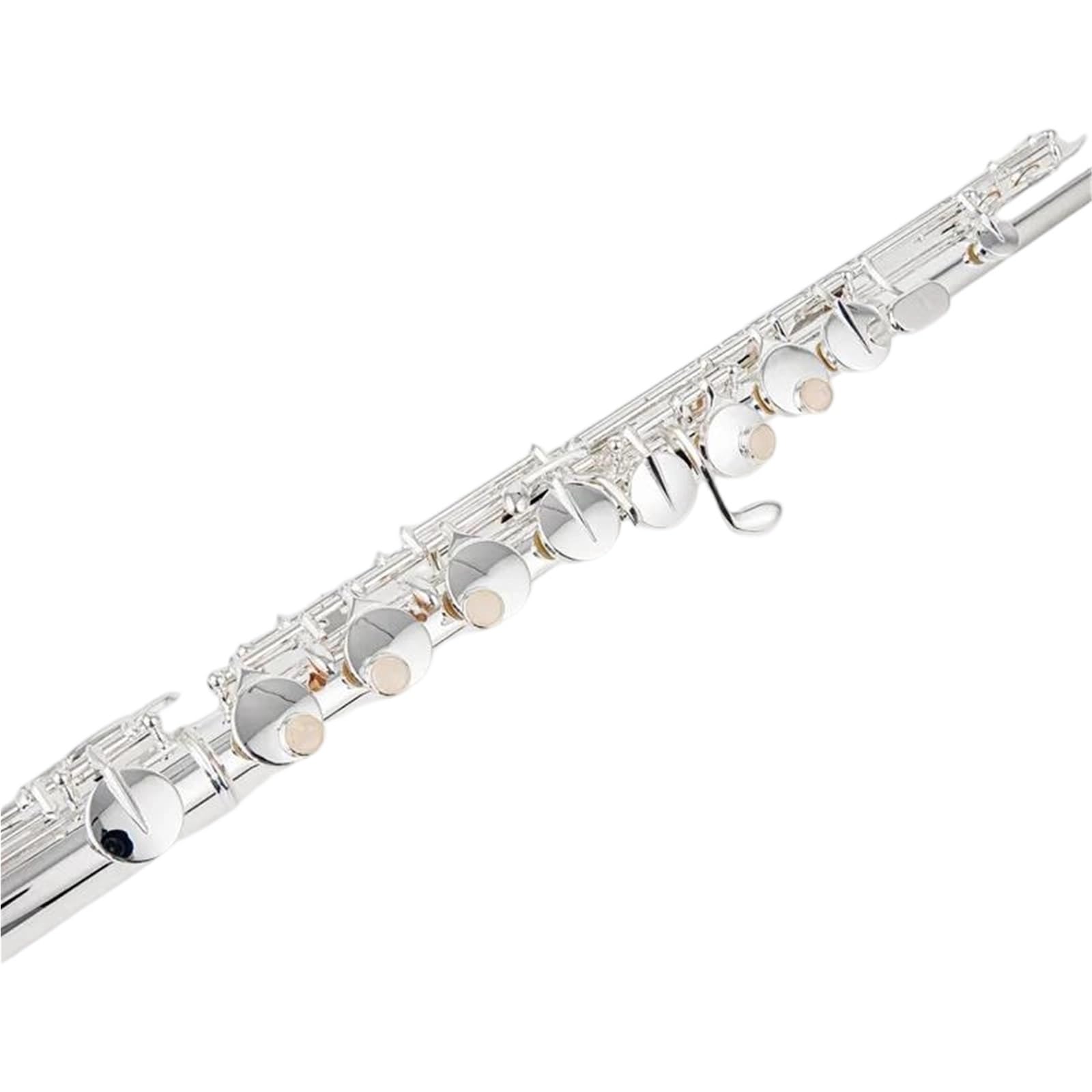 Altflöte, G-Ton, 16 geschlossene Klappen, versilbert, professionelles Musikinstrument mit Koffer, langlebig,