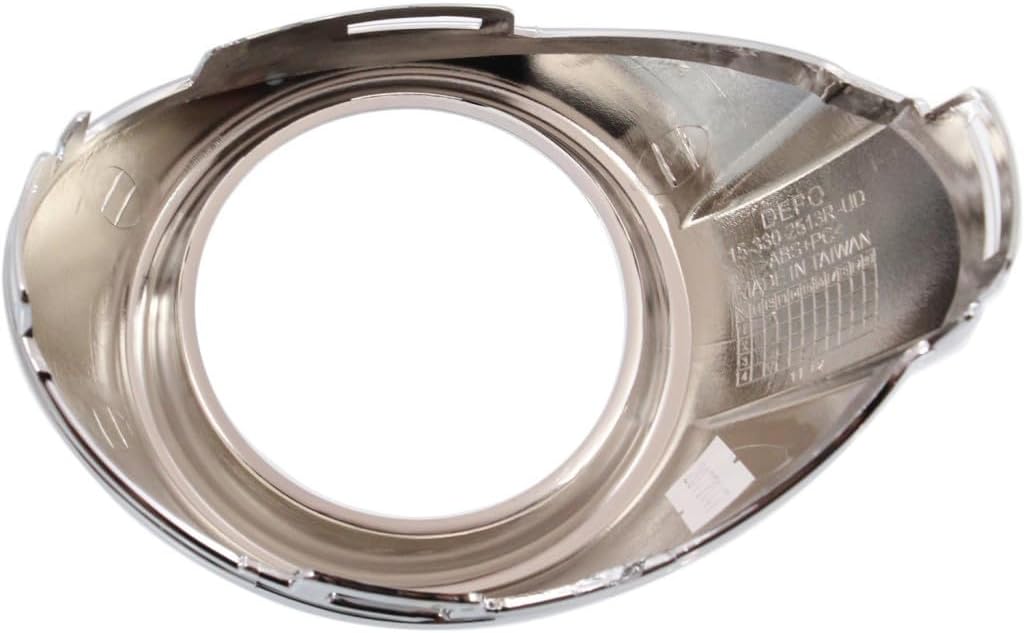For Ford Focus 2012 2013 Fog Light Trim Driver and Passenger Side | Pair | Front | Chrome | SE/SEL Model | Replacement For FO1038117, FO1039117 | CP9Z17E811C, CP9Z17E810C
