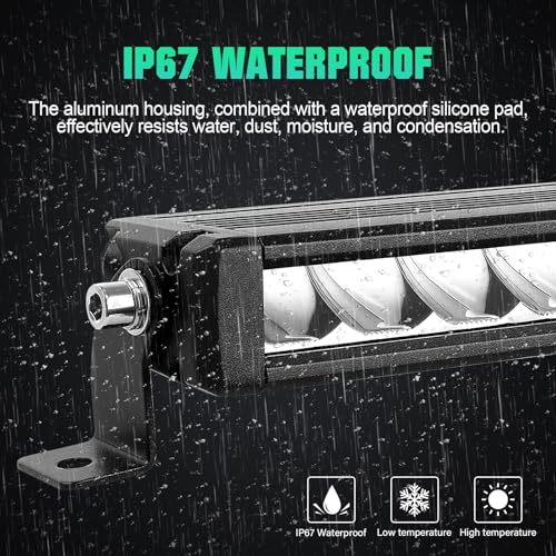 Barra LED 23 pulgadas para camiones con cable incluido de 12/24V 6