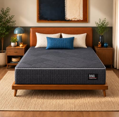 LOOM & NEEDLES 78x60x8 Inches Queen Size Mattress | Reactive Dual...