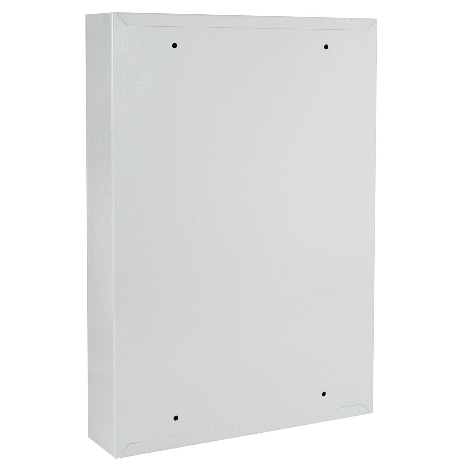 HMF 13564-07 szafka na klucze, 64 haczyki, regulowane listwy z haczykami, 45,0 x 30,0 x 8,0 cm, jasnoszara