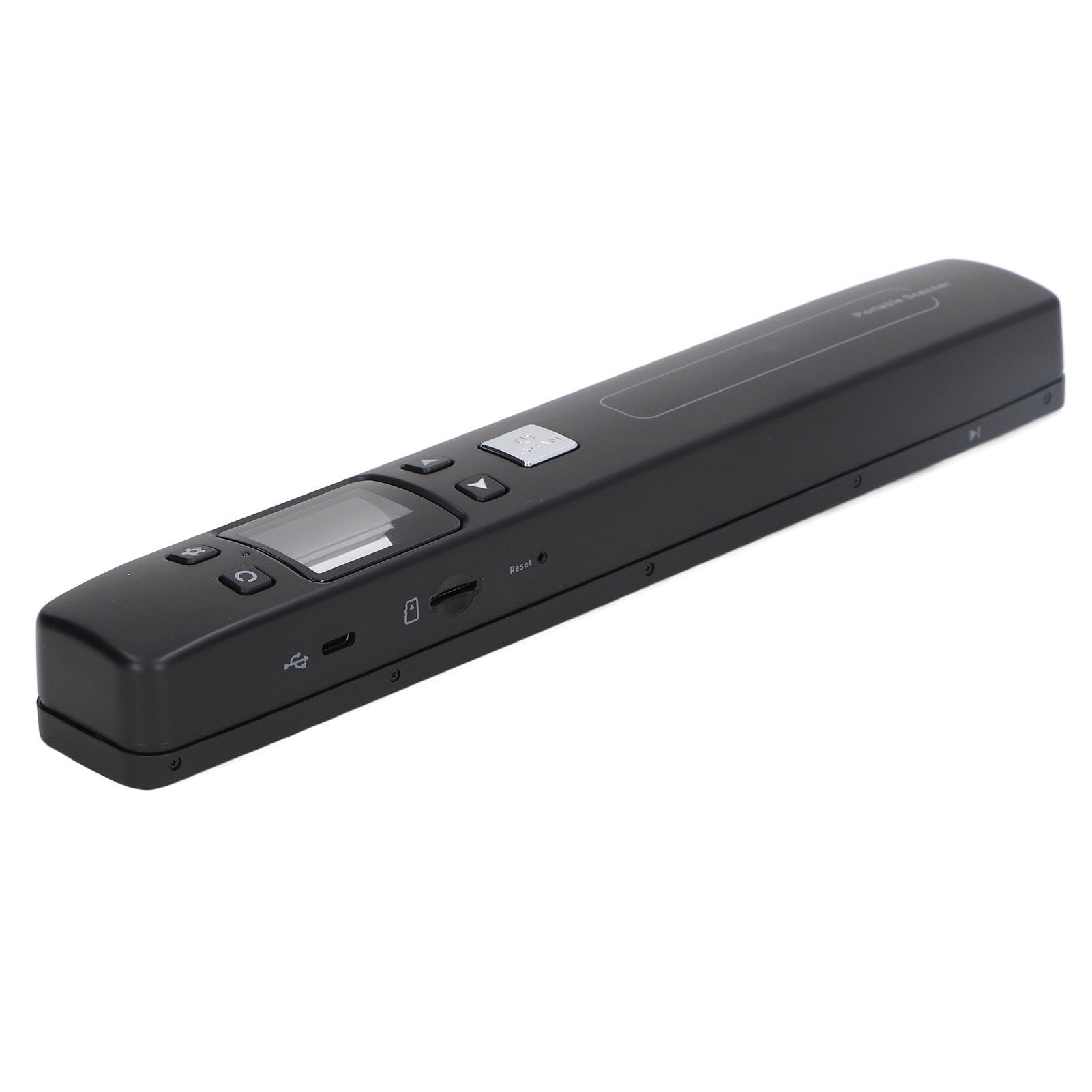 Scanner Fotografico, Scansione HD Scanner per Documenti Mobile Compatto Custodia in ABS con Doppio Rullo per la Scuola
