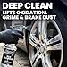LANE'S New Aluminum Car Wheel Cleaner | Acid Rim Cleaner and Brightener | Brake Dust, Oxidation & Rust Remover for Motorcycles, Cars, Trucks | Shines & Eliminates Hard Scrubbing | 32oz