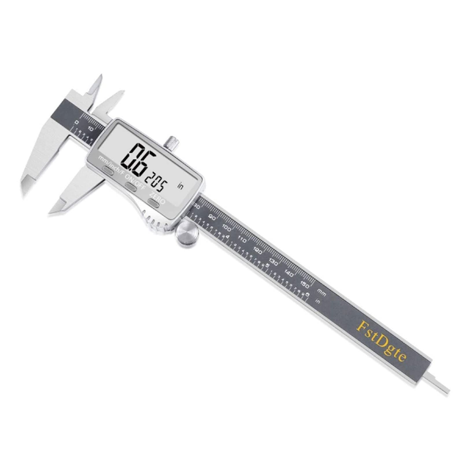 Suwmiarka Cyfrowa, Zakres Pomiaru Od 0 Do 6 Cali/Od 0 Do 150 Mm, Rozdzielczość 0,0005 Cala/0,01 Mm, Suwmiarka Elektroniczna Lcd, Konwersja Ułamków/Cali/Jednostek Metrycznych