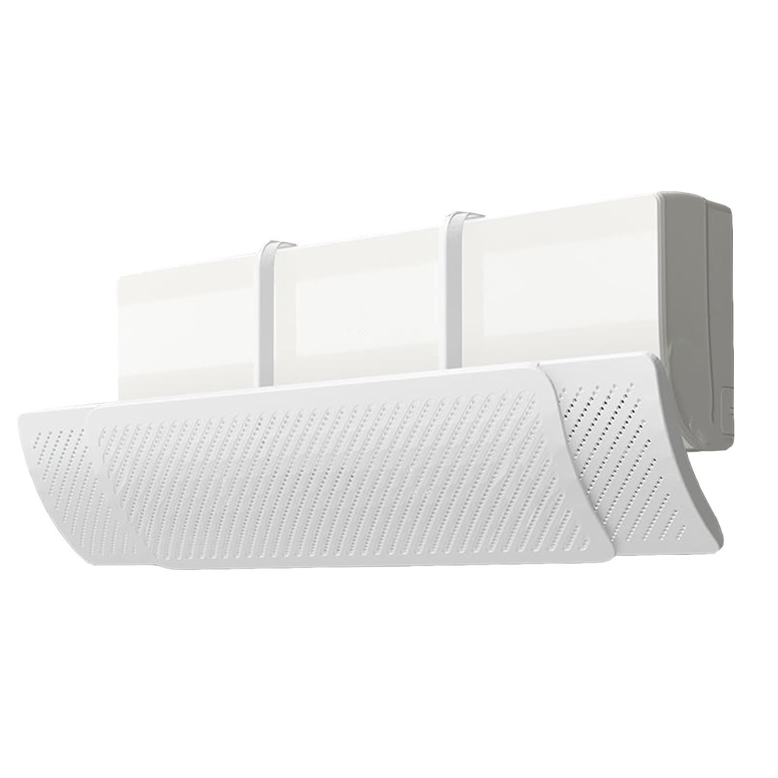 YGER JZGB Air Deflector for Wall Vent, Air Conditioner Deflector Retractable, ABS Material, Punch-Free Installation, for Wall Mounted Ac, Window Ac Units