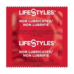 LifeStyles Non-Lubricated Condoms – Quantity – 100 Pack