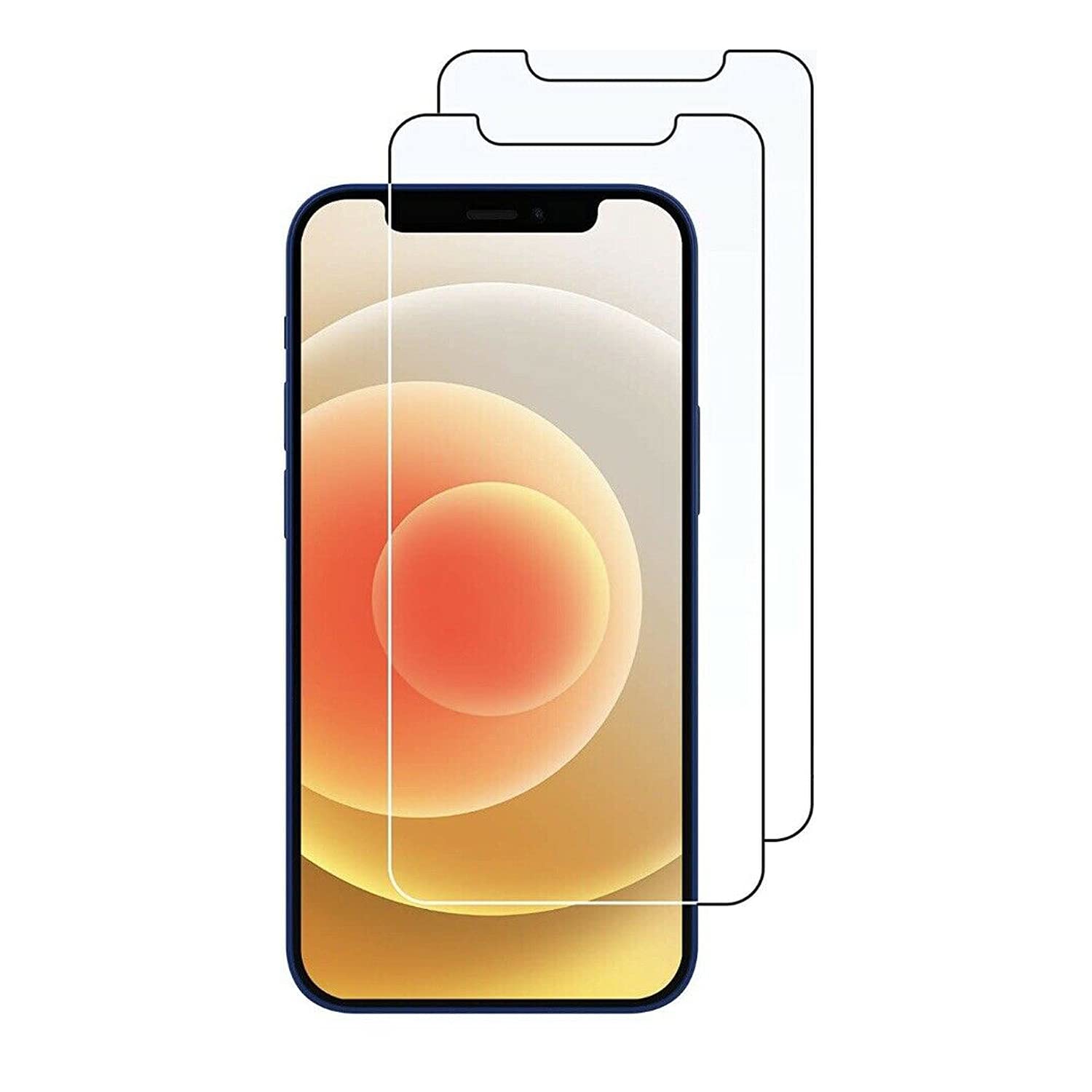 Langboom Screen Protector for iPhone 12 Pro Max 6.7-Inch, Tempered Glass Film with Easy-Installation Tool, 2-Pack