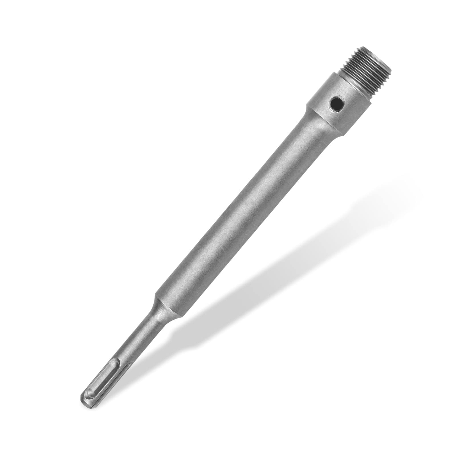 Couronne de forage SDS Plus Ø 125 mm, filetage M22 SDS plus adaptateur 220 mm et foret de centrage 8x110 mm, scie murale pour maçonnerie, pierres naturelles, grès, béton, marbre (125 mm)