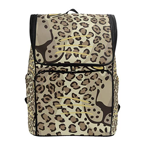 Preisvergleich Produktbild Emoya Schultasche mit Leopardenmuster und Herz-Rucksack