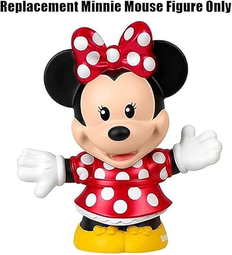 Miniatura 2 de Pieza de repuesto para Little People 100 años de la serie coleccionable de Mickey Mouse y sus amigos, HPJ88  Figura de repuesto de Minnie Mouse