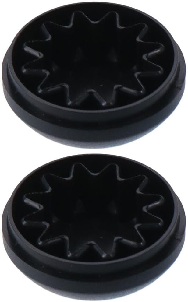 2pcs Front Windshield Wiper Arm Nut Cap Cover, Black Round ABS Head Bolt Cap Cover Clip Car Accessories 55155765AA Replacement Fit for Jeep Wrangler 2018-2023