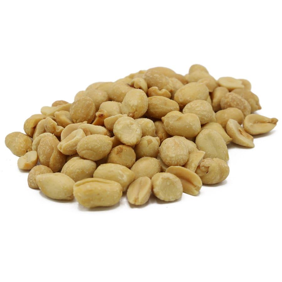C.J. Dannemiller Roasted Peanuts, Salted, Shelled, J Runner, Bulk 30 Pound Box, Blanched & Salted Peanuts Great For Snacking, Trail Mix, Cooking