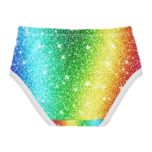 Rainbow Glitter Toddler Girls's Underwear 2T 202c14012