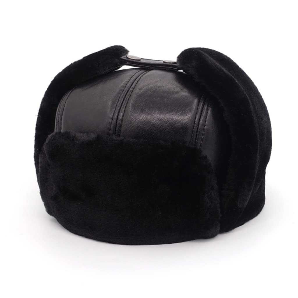 Winter Hats Unisex Skiing Hats for Men Women Cotton Layer Bomber Hats (D 3XL)?D-3XL