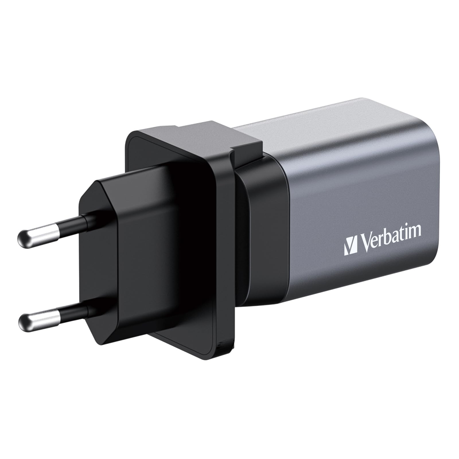 Cargador de Pared Universal GaN para Viaje Verbatim GNC-35/ 1xUSB Tipo-C/ 1xUSB/ 35W