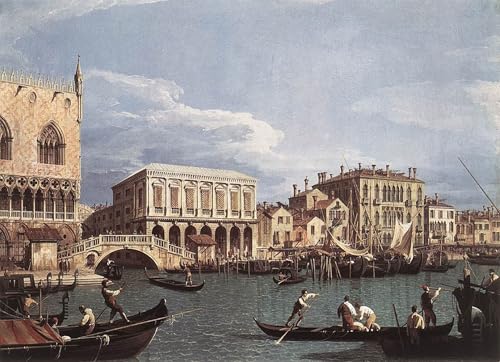 Toile murale abstraite Venise 60x90cm pour habiller un mur vide avec élégance