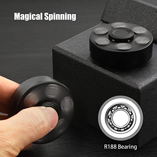 Metal Fidget Spinner Toy for Adults Kids Cool Alloy Fidget Hand Finger Spinner Cube Toy - Image 3