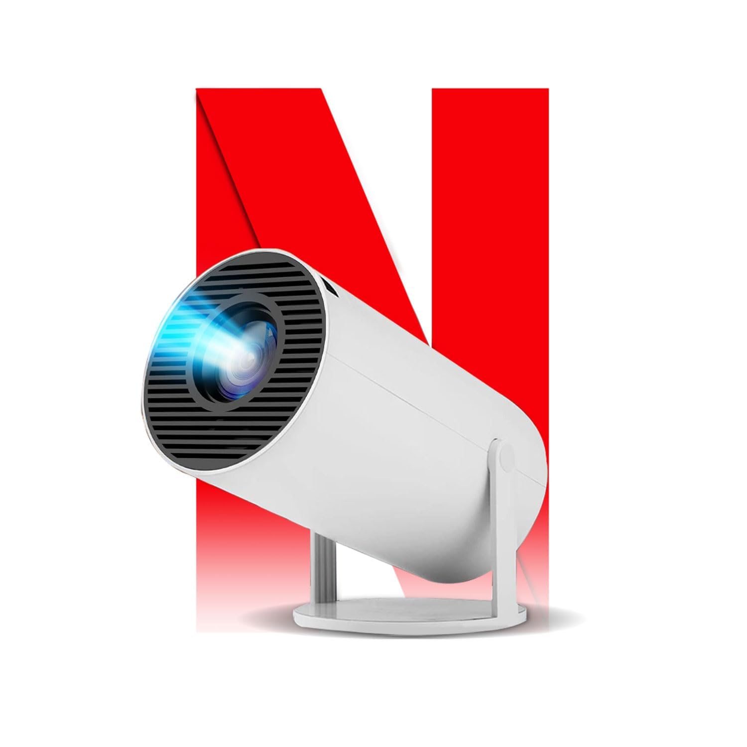 HY300 Mini Projector for Home, Portable Smart Projector with WiFi