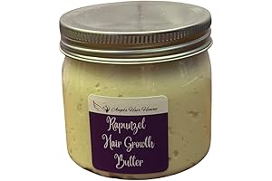 RAPUNZEL HAIR GROWTH BUTTER SHEA MSM HORSETAIL NETTLE CASTOR ROSEHIP SEED NEEM FENUGREEK